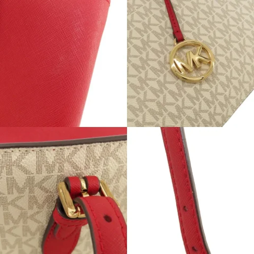 Michael Kors Pre-owned Leather totes Red Dames