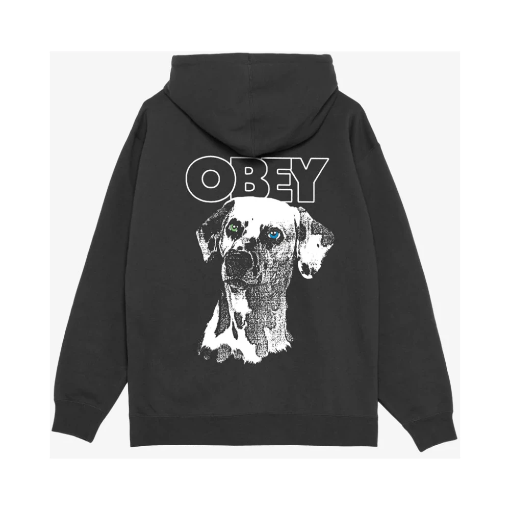 Obey Stijlvolle Sweatshirt voor Mannen en Vrouwen Black Heren
