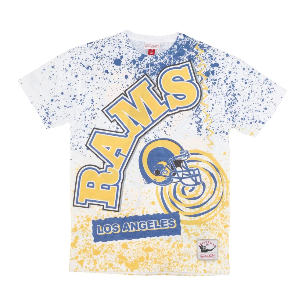 Mitchell & Ness Losram Burst Tee NFL Team Shirt Multicolor Heren