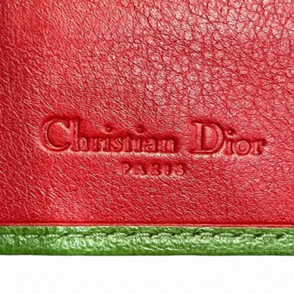 Dior Vintage Pre-owned Canvas wallets Brown Dames
