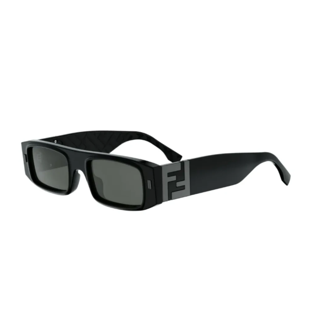 Fendi Men's Black Sunglasses, 52 Mm, Ff Squared Sunglasses