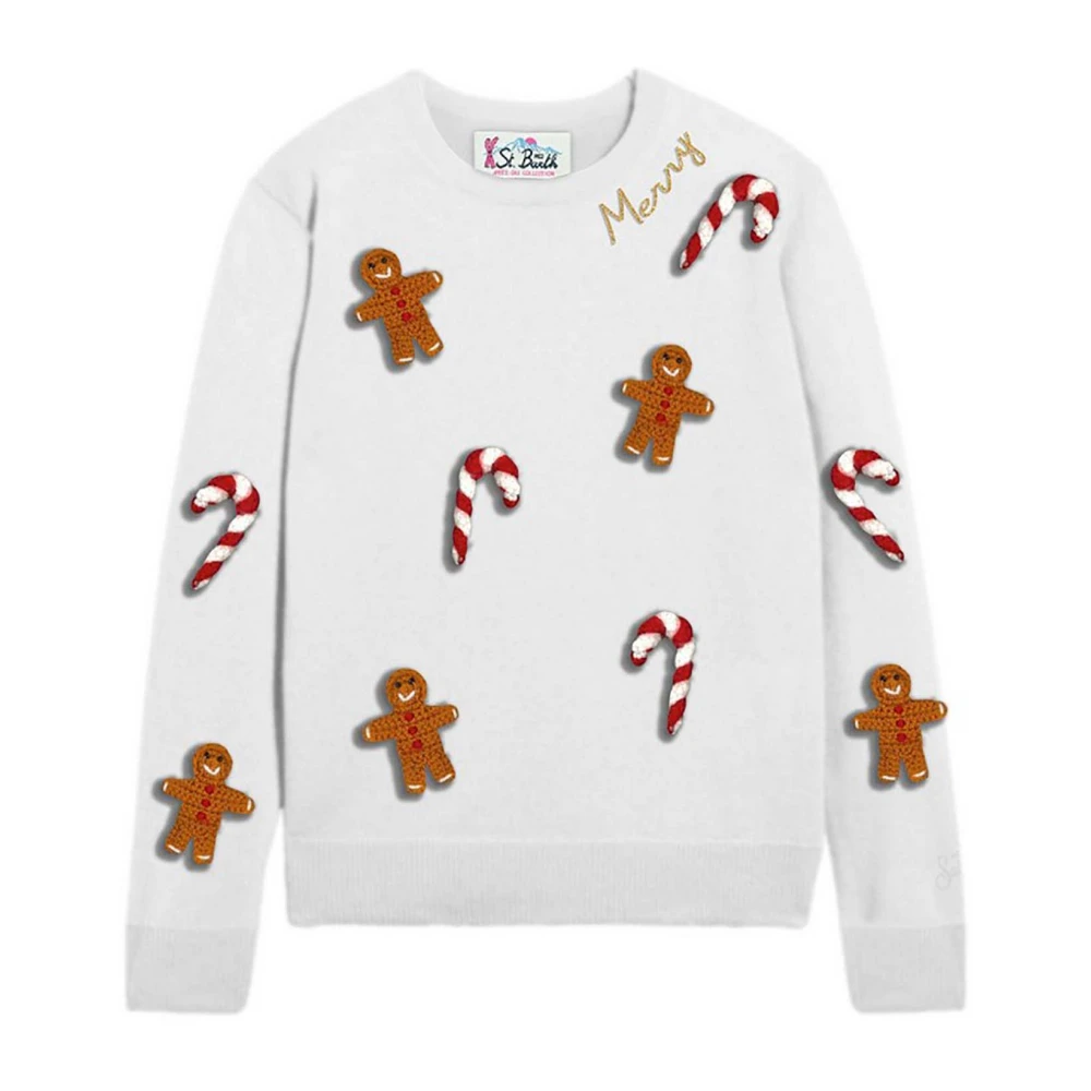 MC2 Saint Barth Witte Sweaters voor Heren White Dames