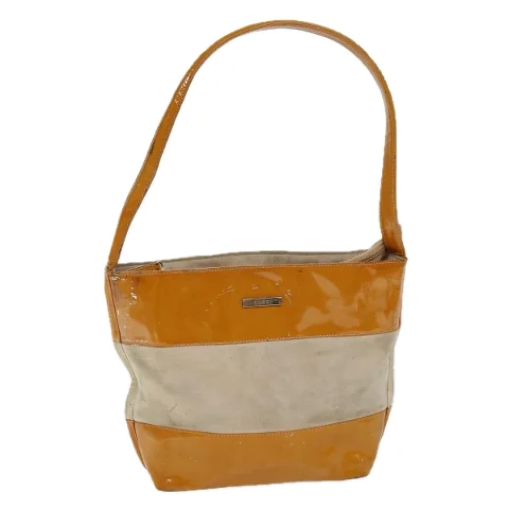 Gucci Vintage Pre-owned Leather gucci-bags Orange Dames