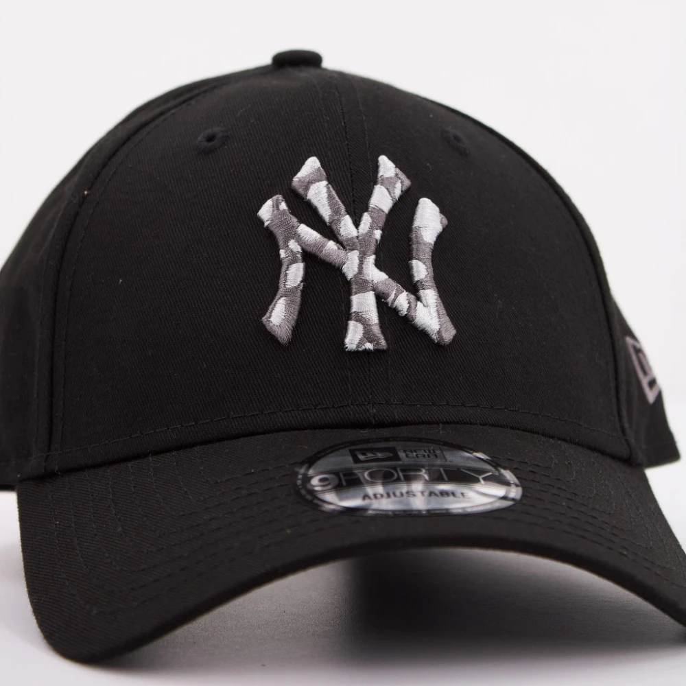 new era NY Yankees Zwart Grijs Baseball Pet Black Heren