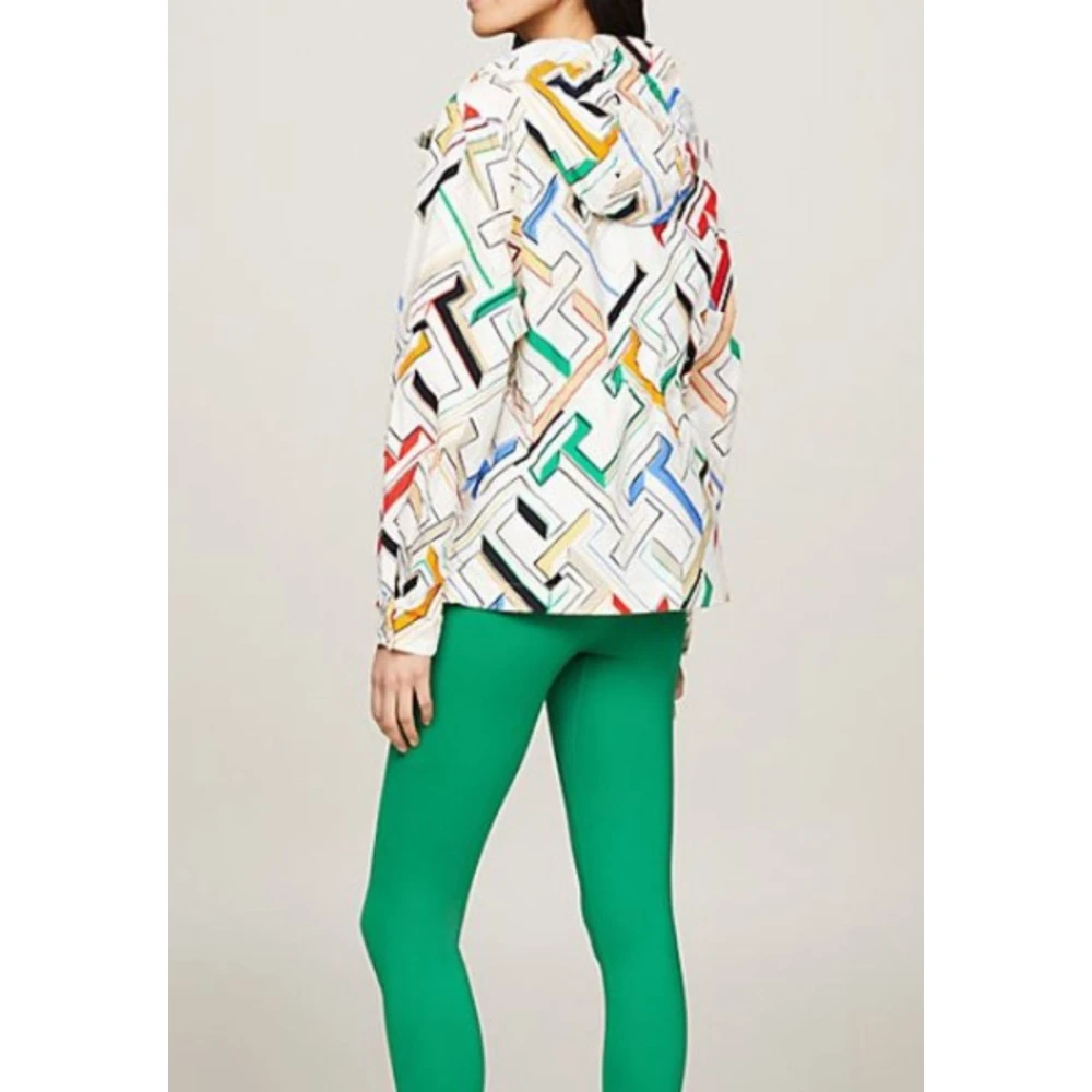 Tommy Hilfiger Relaxed getailleerde jas voor vrouwen Multicolor Dames