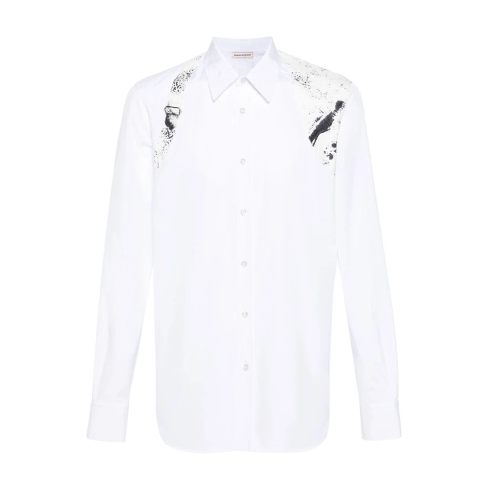 Alexander McQueen Casual Shirts White, Herr