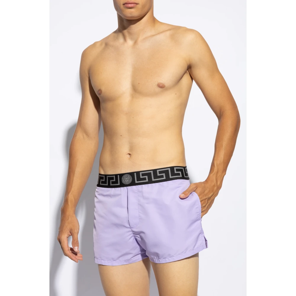 Versace Zwembroek Purple Heren