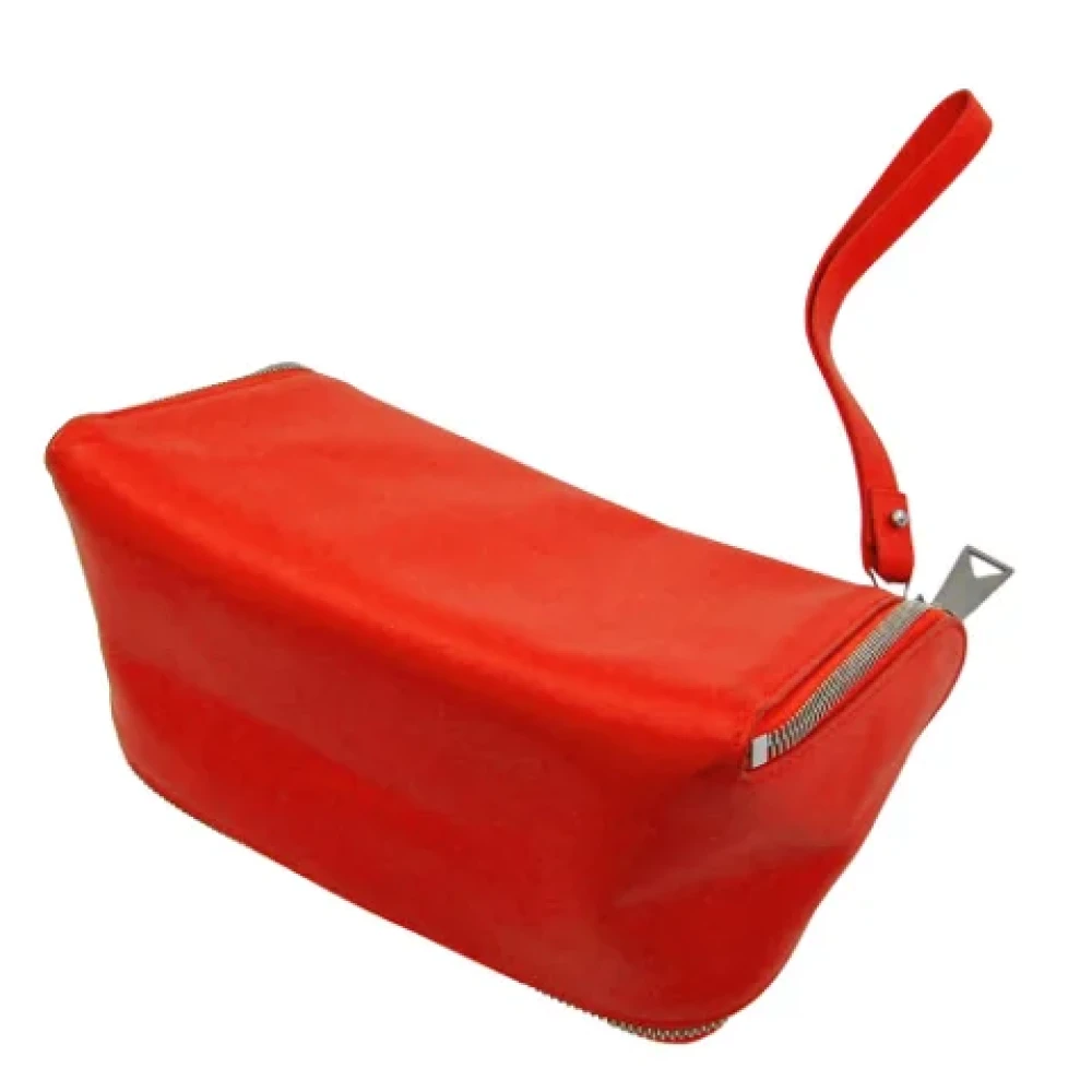 Bottega Veneta Vintage Pre-owned Leather clutches Red Dames
