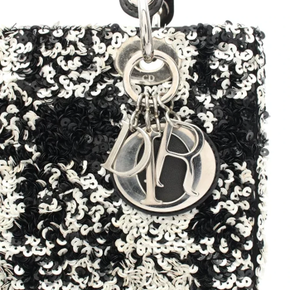 Dior Vintage Pre-owned Leather dior-bags Black Dames