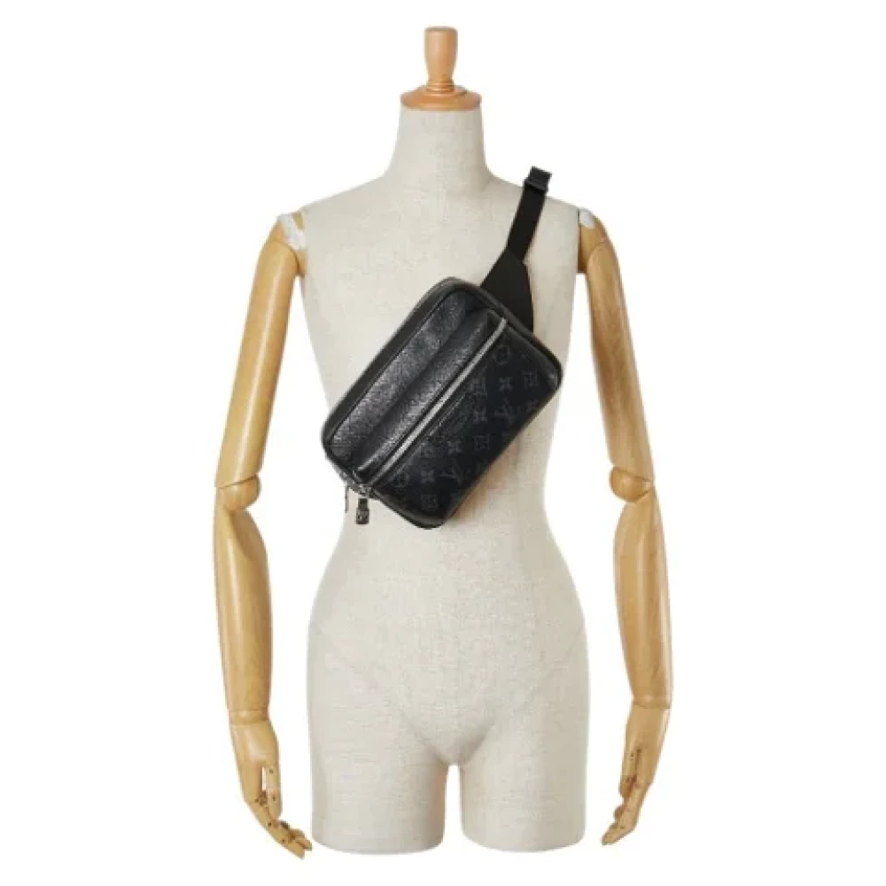 Louis Vuitton Vintage Pre-owned Canvas crossbody-bags Black Dames