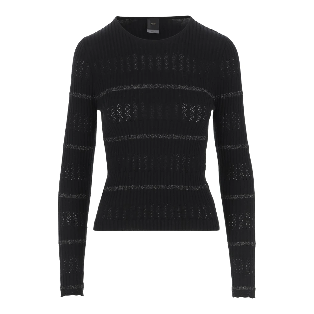 Pinko Zwarte Truien voor Vrouwen Black Dames