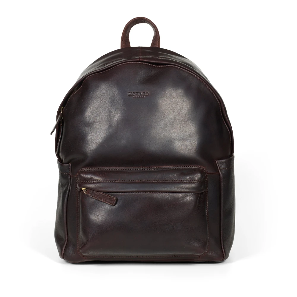 Howard London Men's Brown Backpacks, One Size, Backpack Ben Dark
