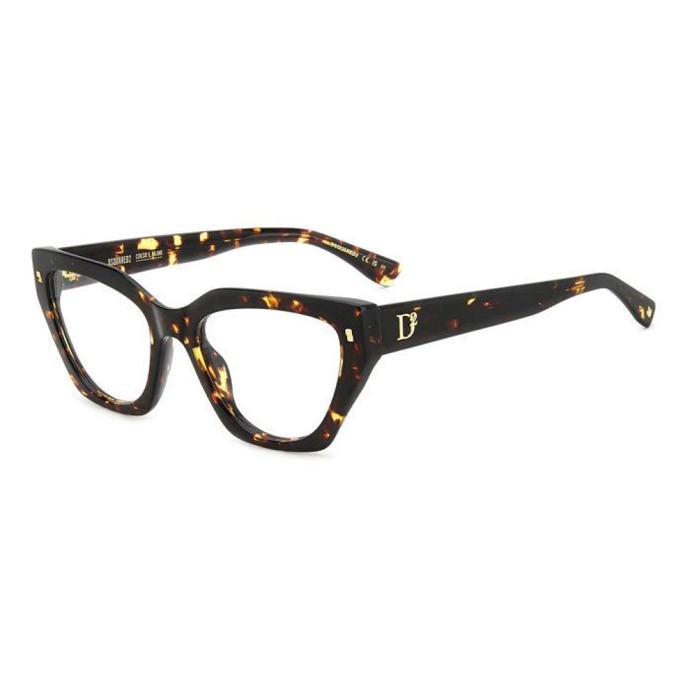 Dsquared2 Women's Brown Glasses, 53 Mm, Retro Style Glasses