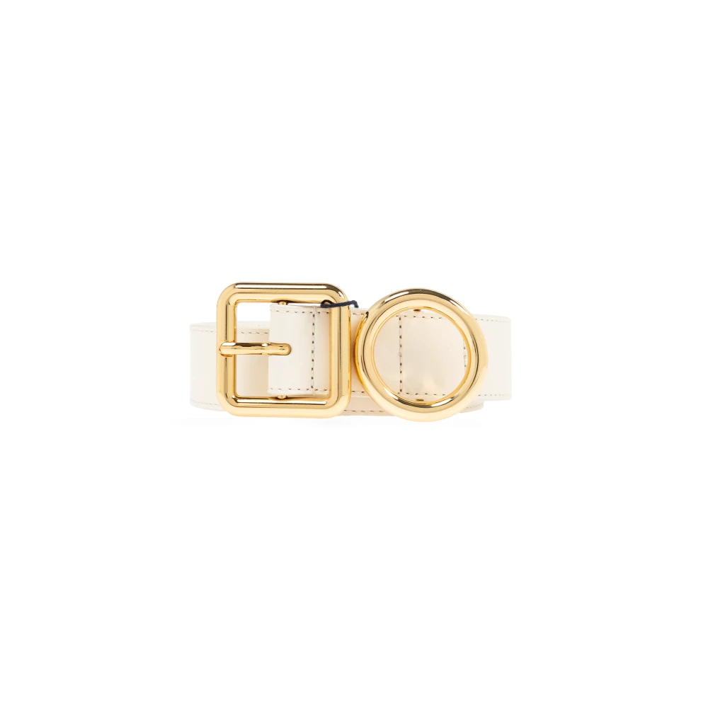 Jacquemus Leren riem Beige Dames