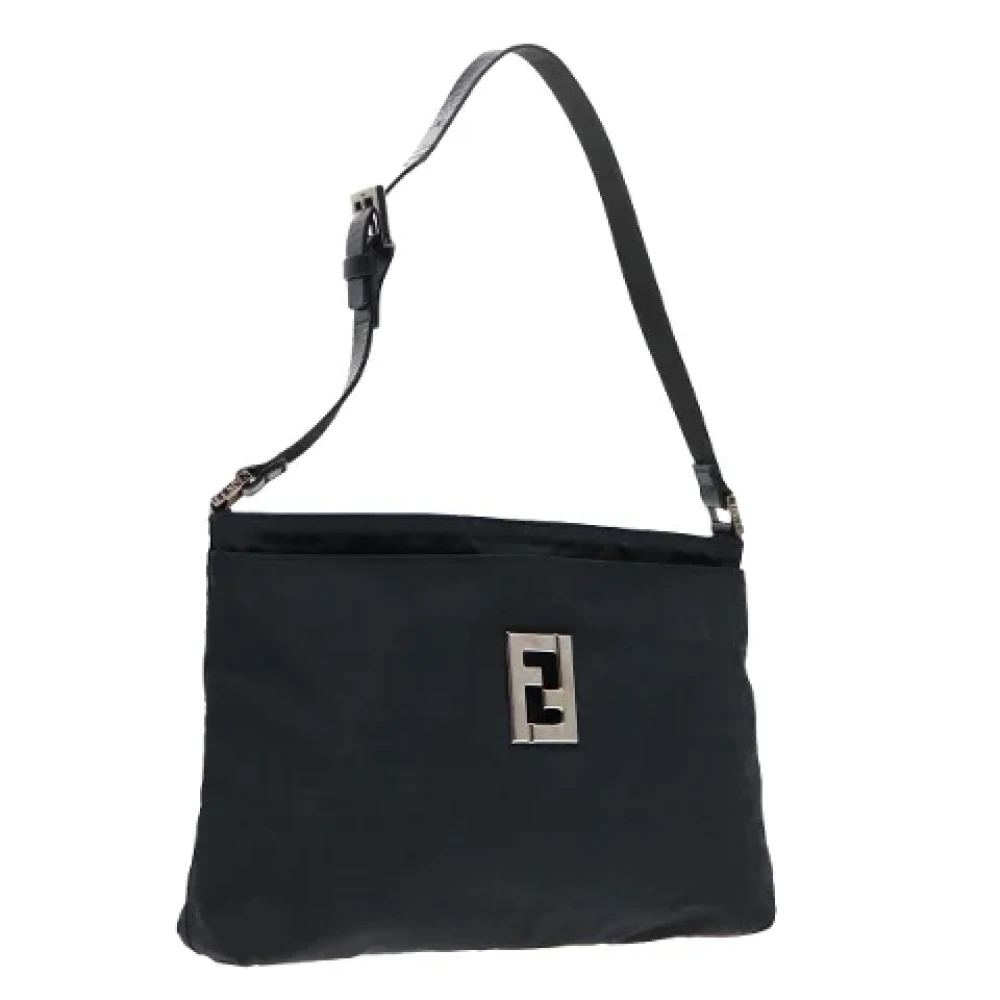 Fendi Vintage Pre-owned Canvas fendi-bags Gray Dames