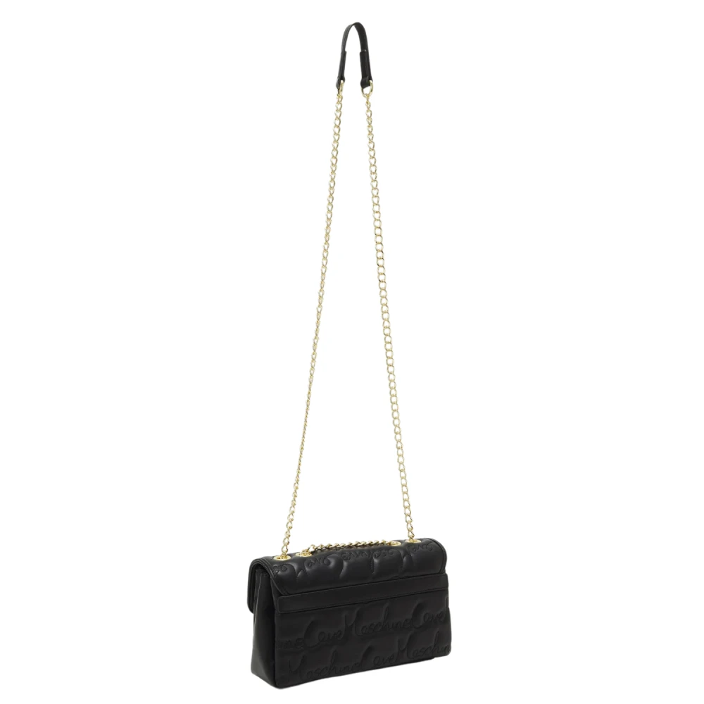 Love Moschino Zwarte PU Schoudertas Jc4125Pp1Llj Black Dames
