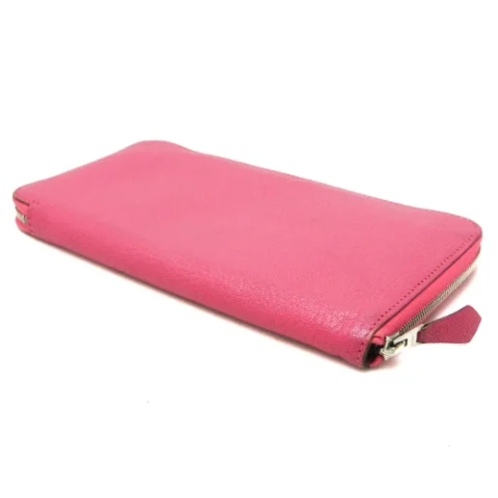 Hermès Vintage Pre-owned Leather wallets Pink Dames