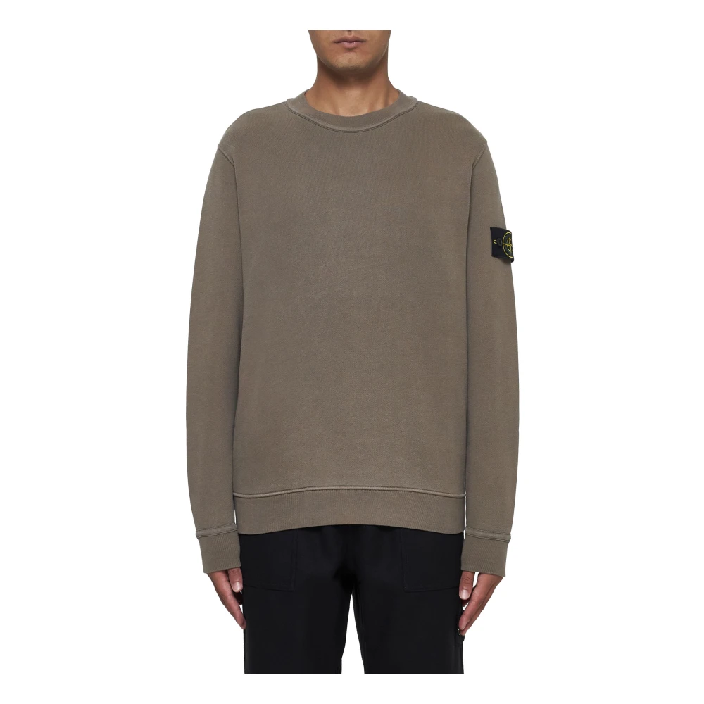 Stone Island Bruine Sweater Collectie Brown Heren