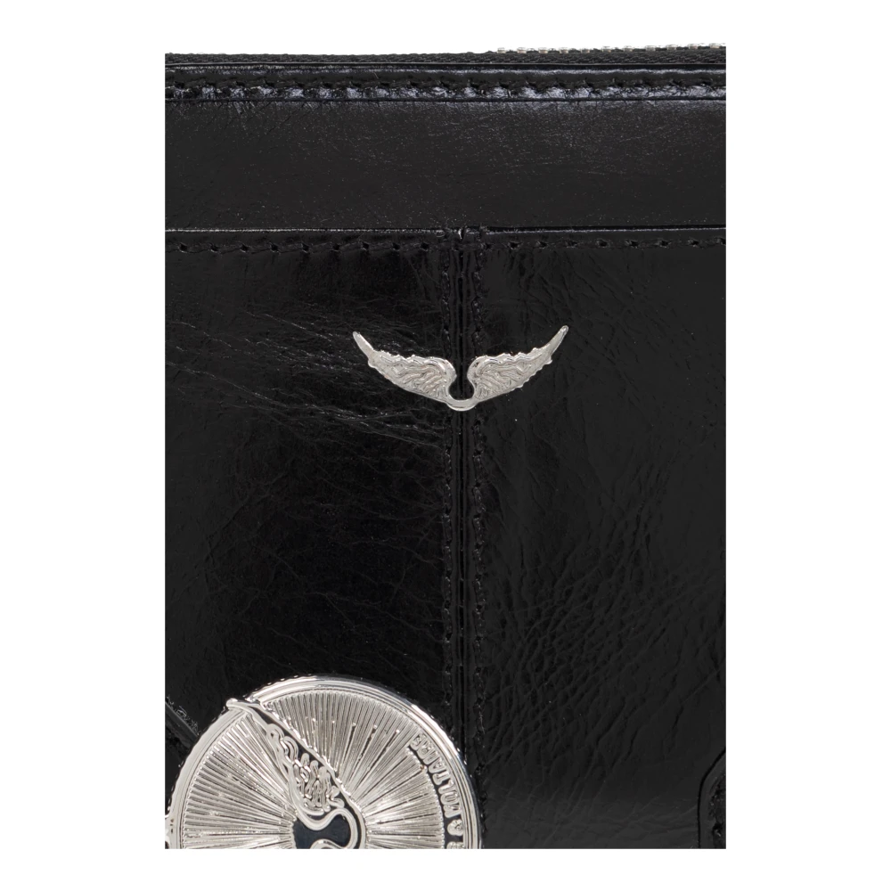 Zadig & Voltaire Portemonnee met logo Black Dames