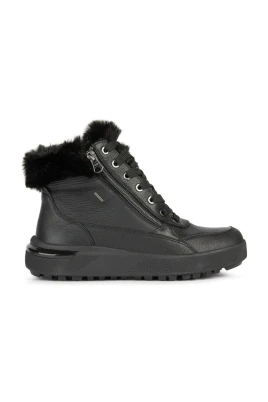 Svarta Casual Stängda Platta Booties