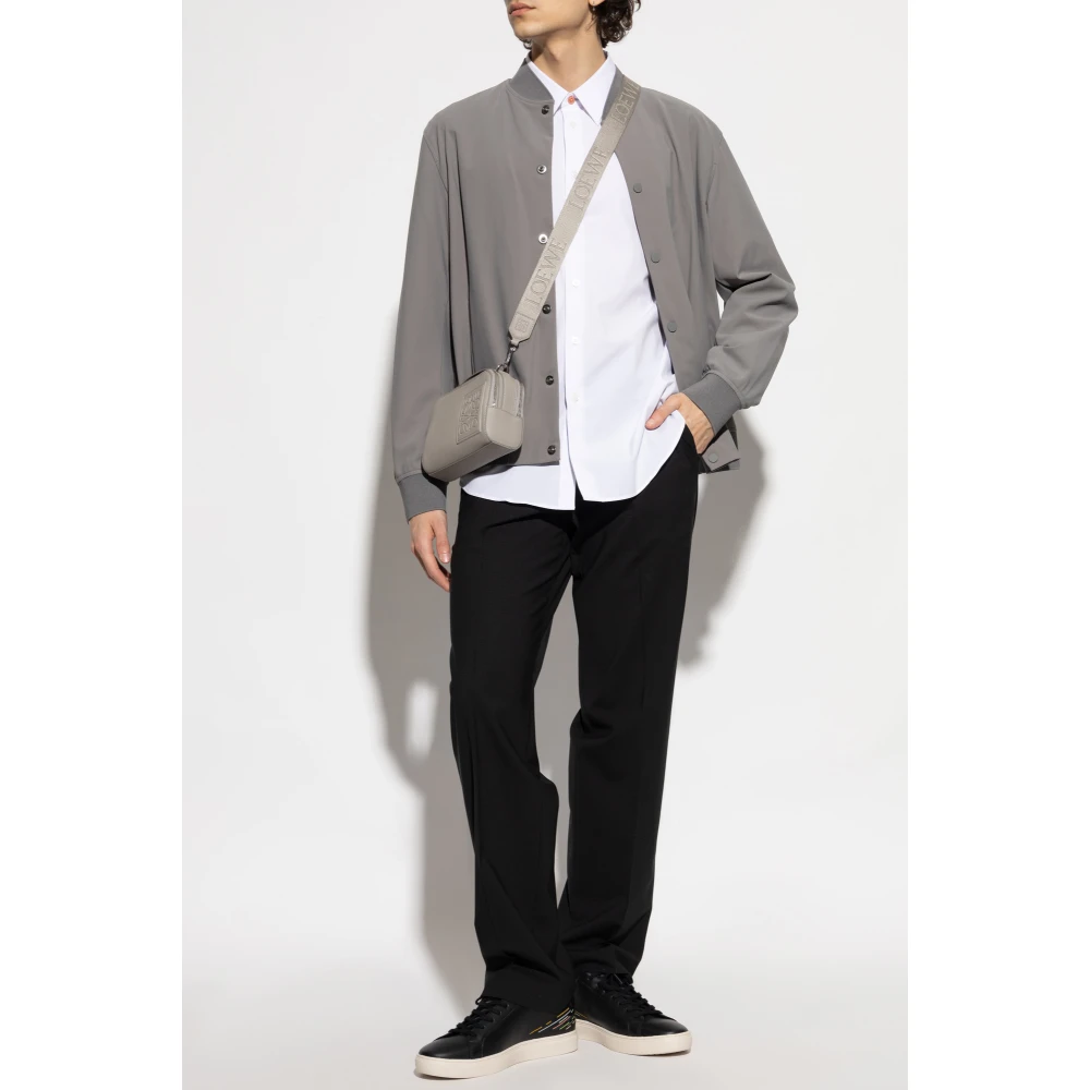 PS By Paul Smith Katoenen shirt met geborduurd logo White Heren