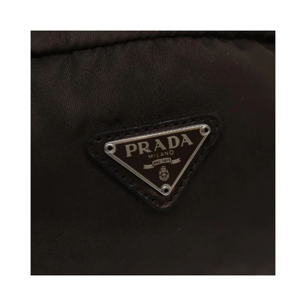 Prada Vintage Pre-owned Nylon prada-bags Brown Dames