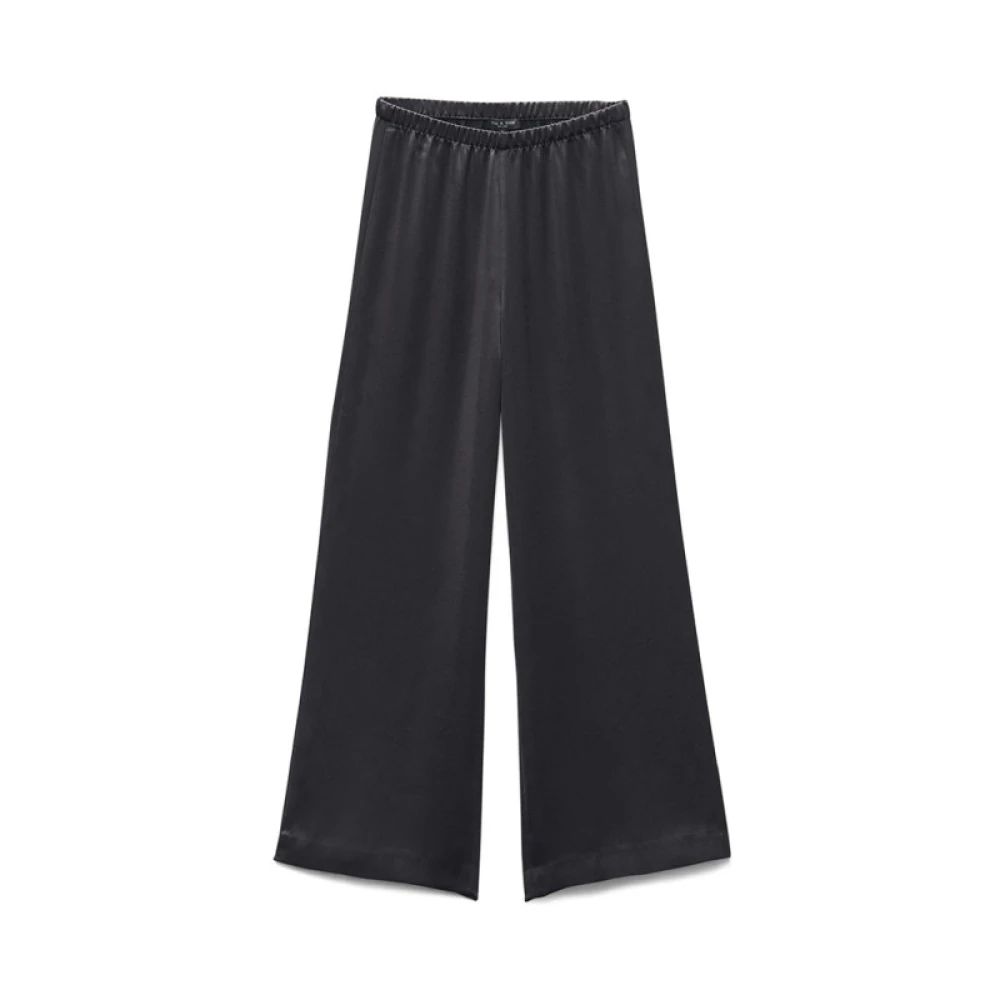 Rag & Bone Svarta Polyester Dra På Byxor Black, Dam