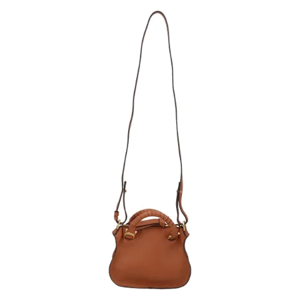 Chloé Leather handbags Brown Dames