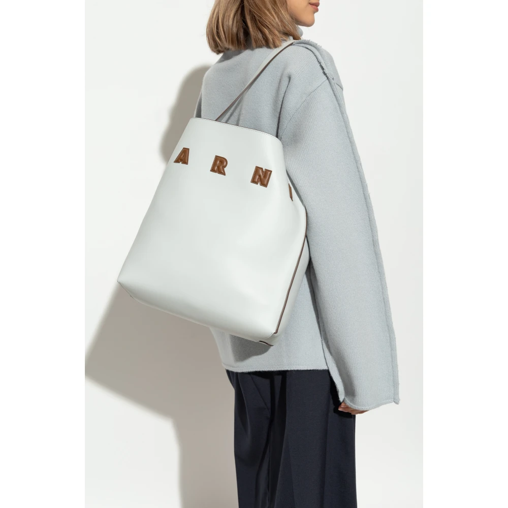 Marni Tas type shopper Blue Dames