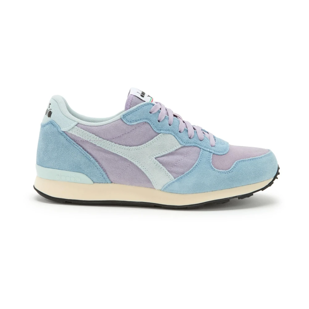 Diadora Women's Blue Suede Camaro Trainers - Sneakers - 4 Uk - Shoes