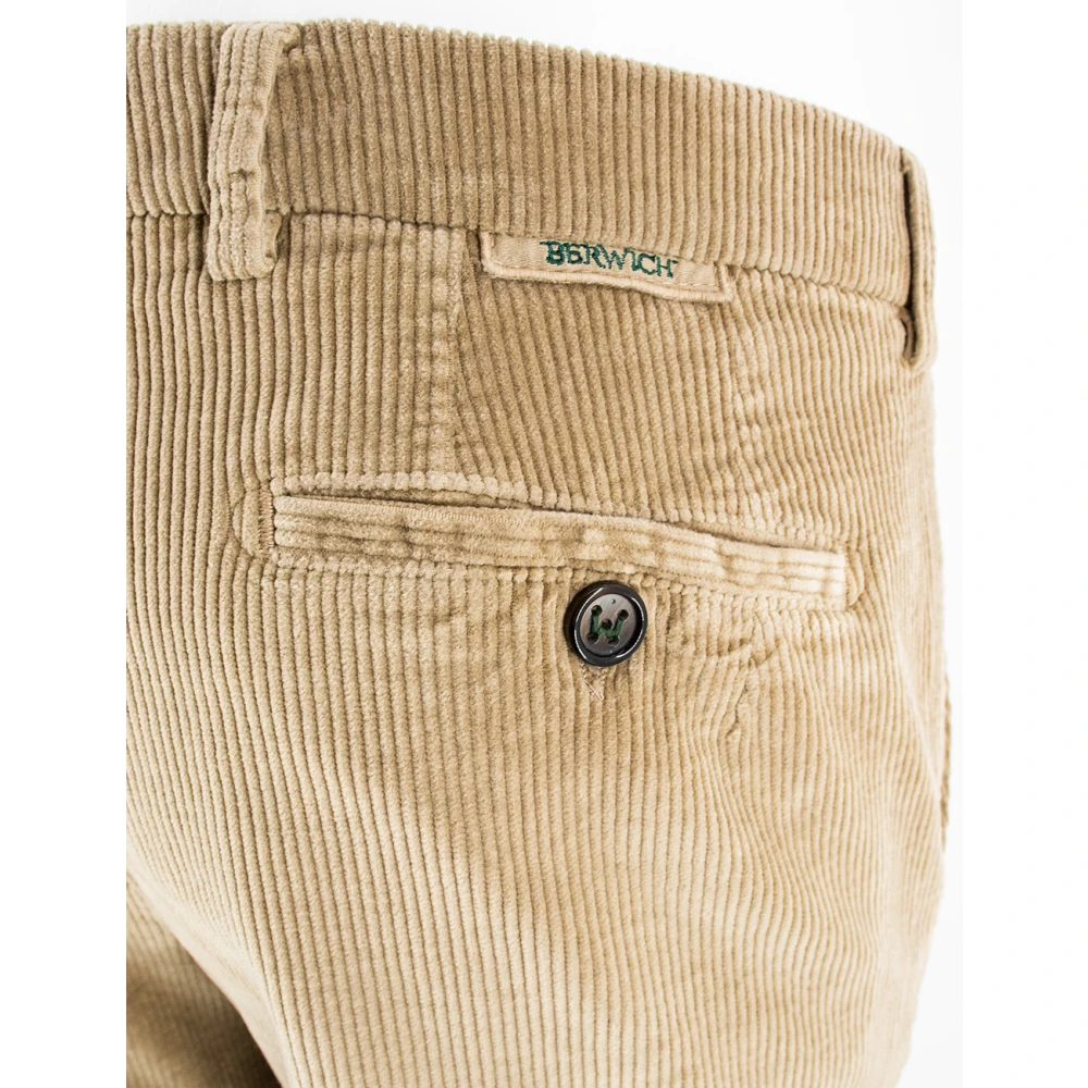 Berwich Stijlvolle Herenbroek Brown Heren