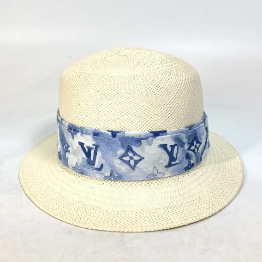 Louis Vuitton Vintage Pre-owned Fabric hats Blue Dames