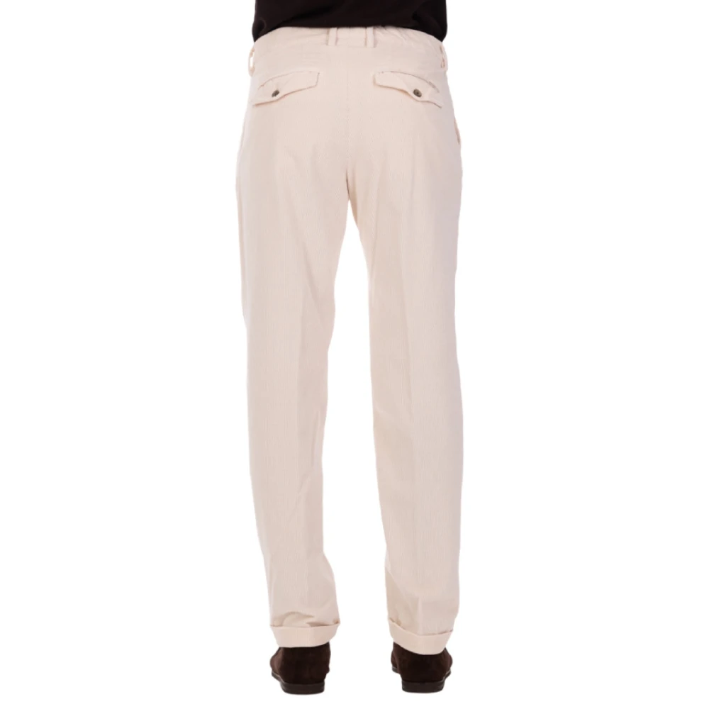 Myths Ribfluwelen broek Beige Heren