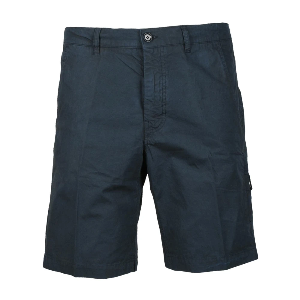 Aspesi Katoenen Bermuda Shorts Blue Heren