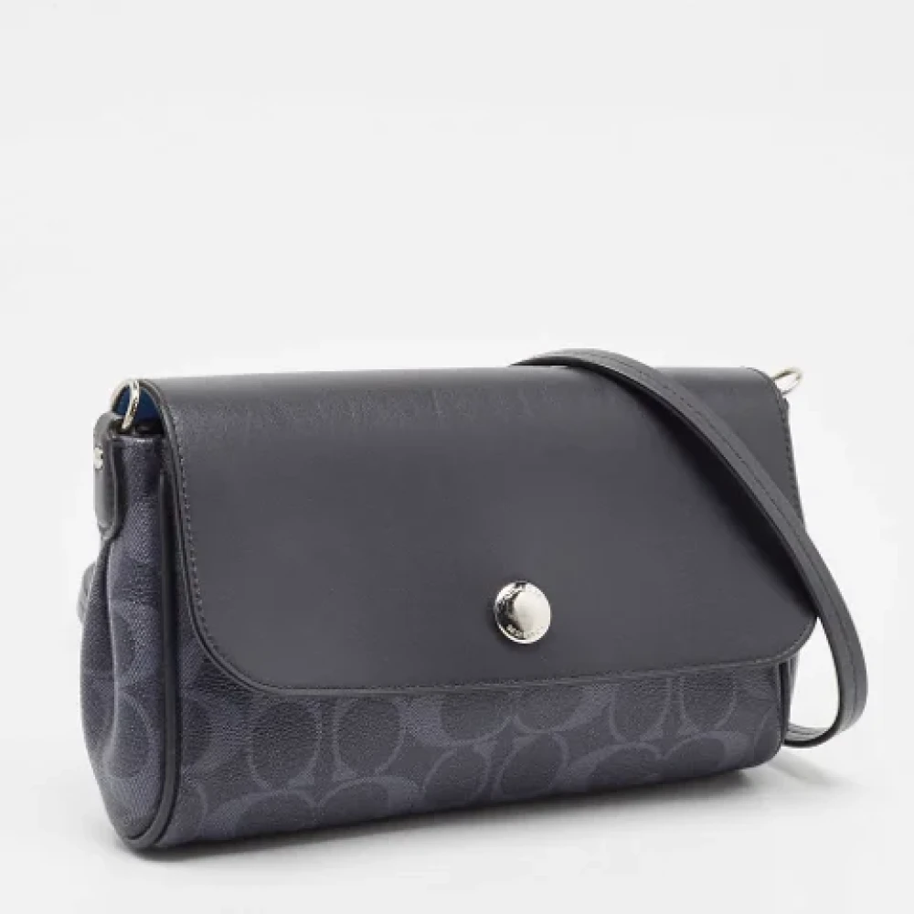 Coach Pre-owned Canvas crossbody-bags Black Dames