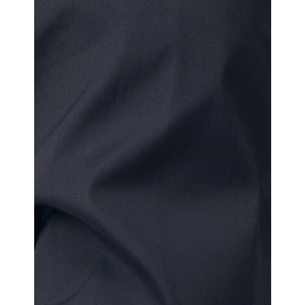 Xacus Klassieke Katoenen Stretch Overhemd Lange Mouw Zwart Black Heren