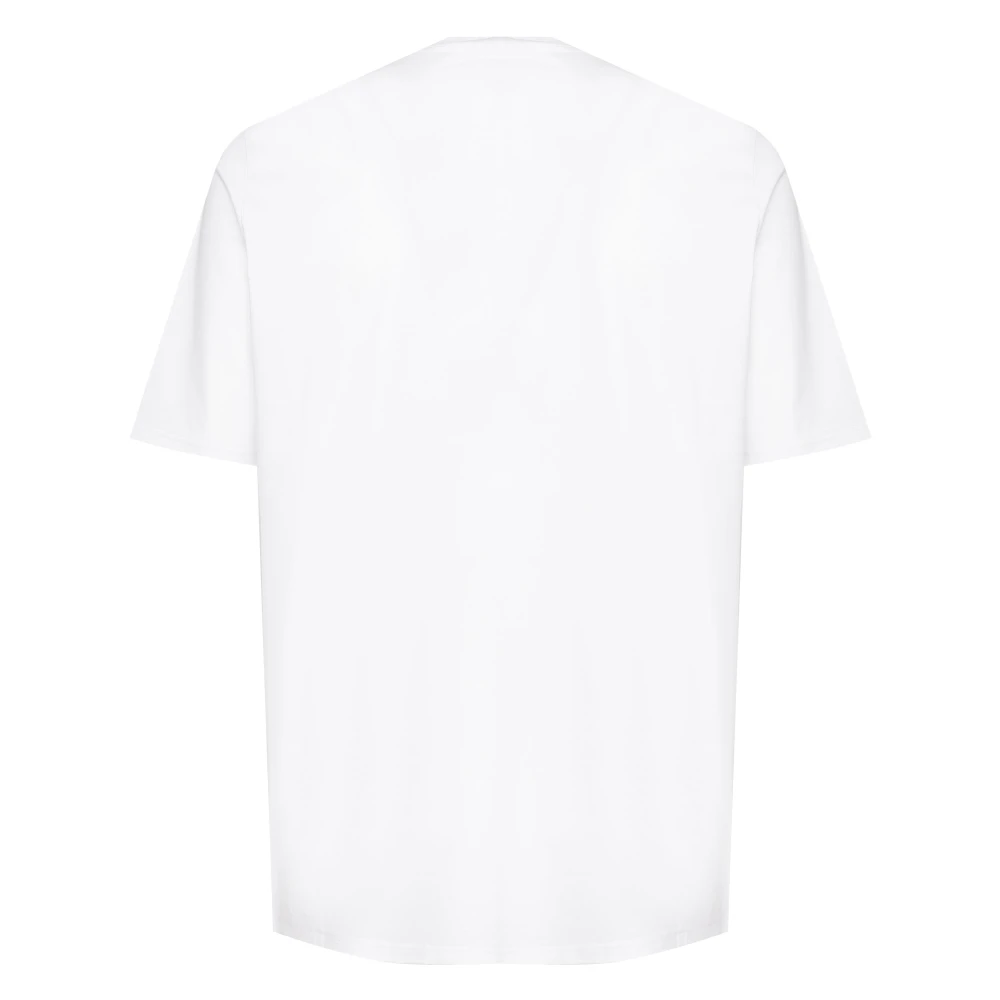 Giuliano Galiano Wit T-shirt Ronde Hals Halve Mouwen White Heren
