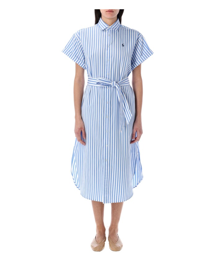 robe-chemise-a-rayures-avec-ceinture