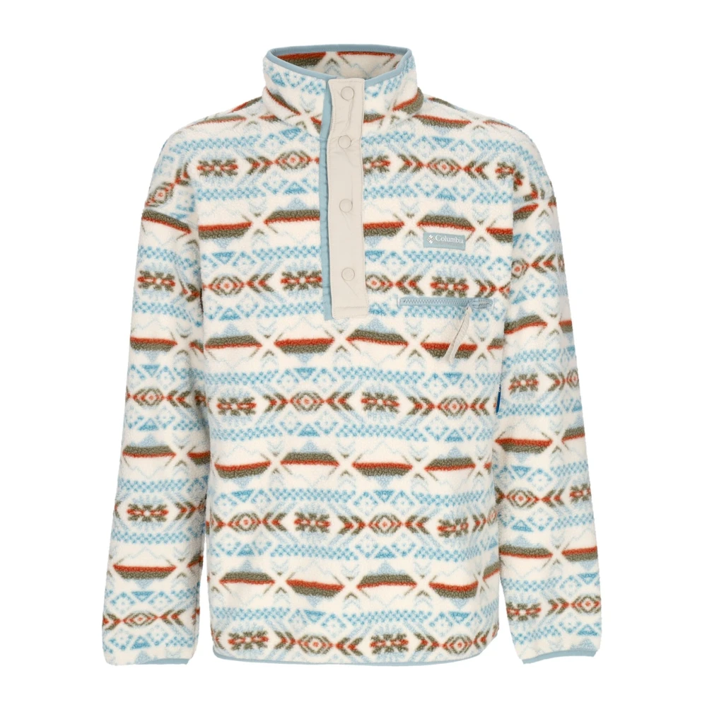 Columbia Geruite Fleece Half Snap Jas Multicolor Heren