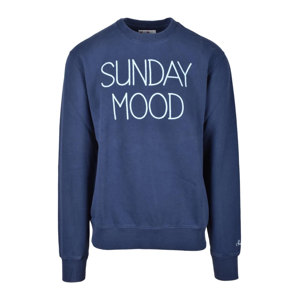 MC2 Saint Barth Katoenen Sweatshirt Blue Heren