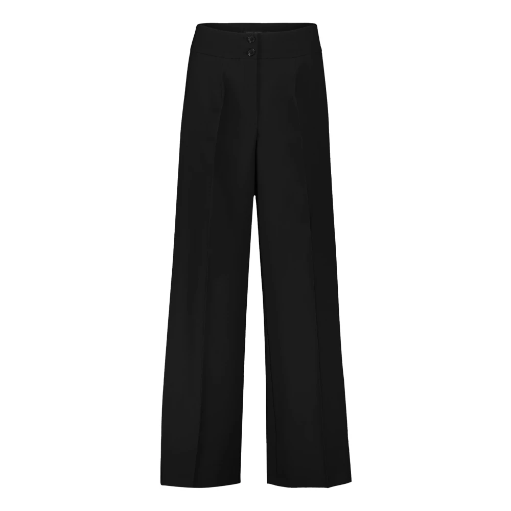 Betty Barclay Moderne hoge taille relaxte broek Black Dames