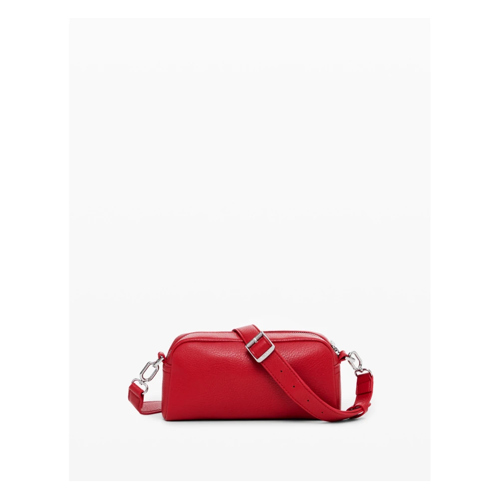 Desigual Rode Schoudertas met Ritssluiting Red Dames
