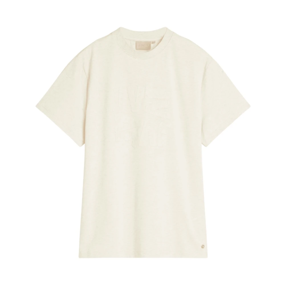 Josh V Beige Roxy Square T-shirt Beige Dames