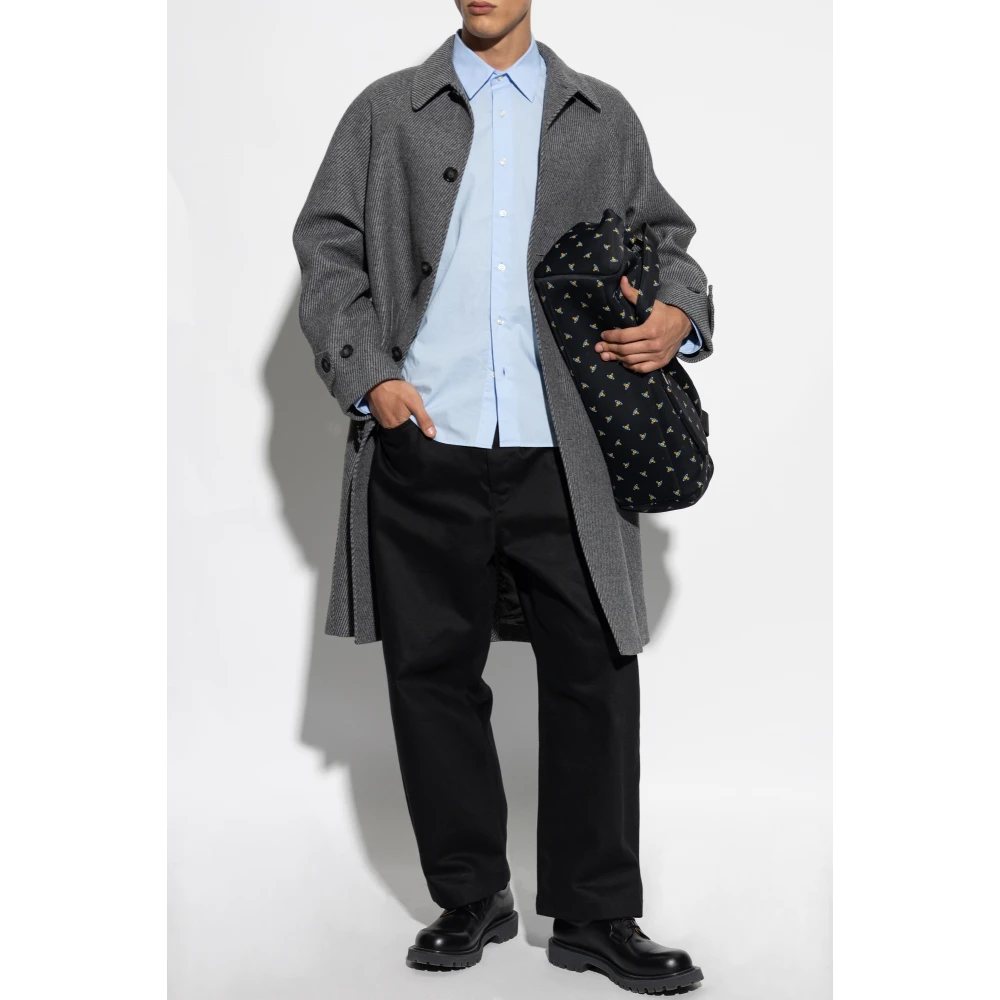 Officine Générale Jas met wollen afwerking Gray Heren