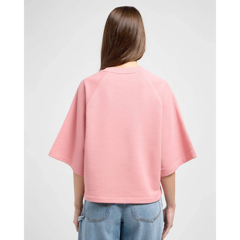 Lee Stijlvolle Raglan T-shirt Pink Dames