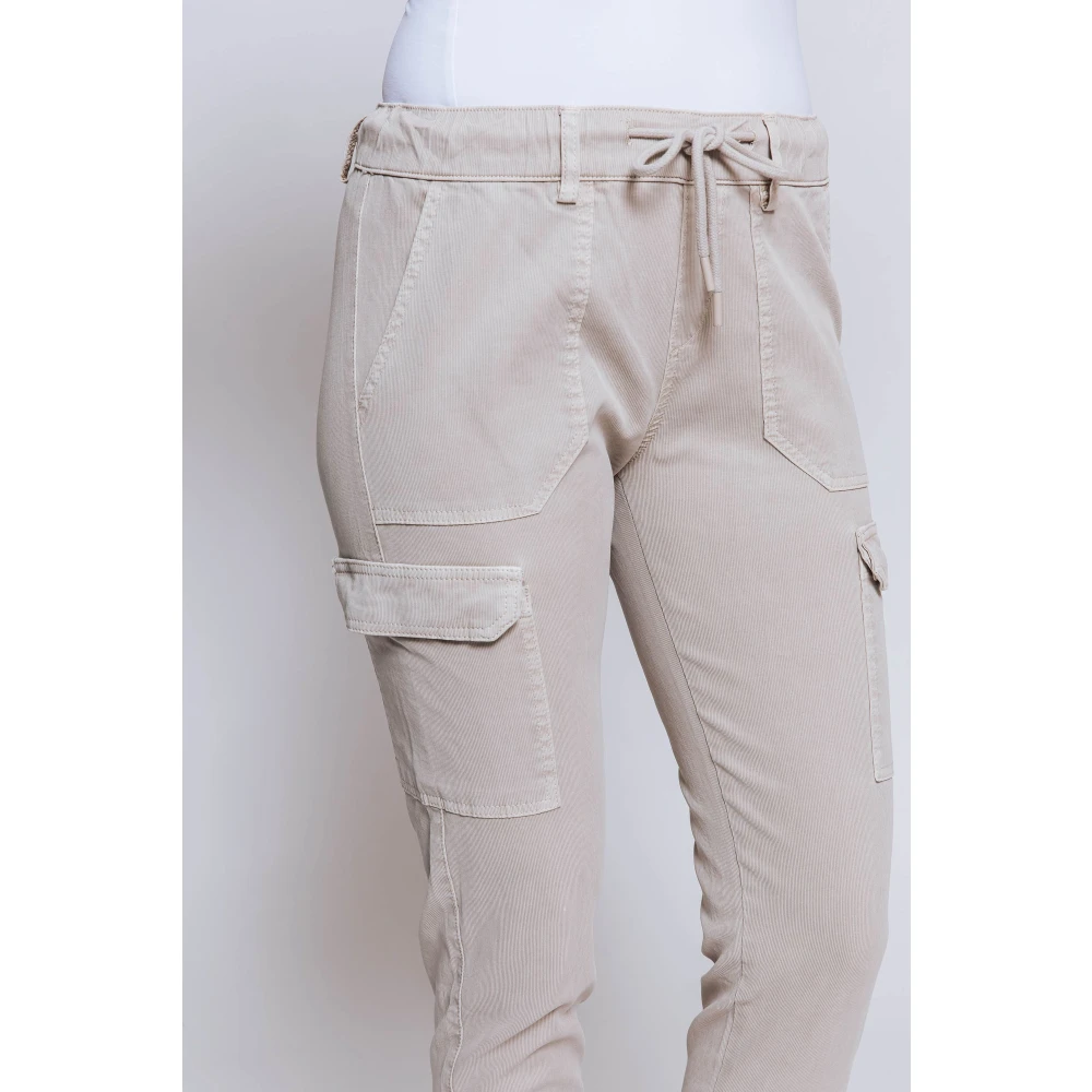 Zhrill Cord-Cargo trousers Daisey Beige Dames