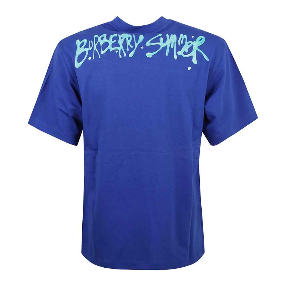 Burberry Stijlvolle T-shirts en Polos Blue Heren