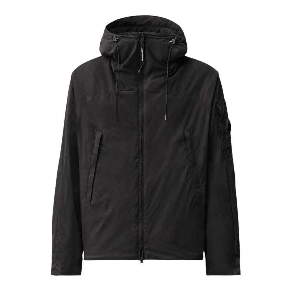 C.p. Company Pro-Tek Primaloft Silver Hooded Jacket - Male - Rain Jackets - Black - Xl - Jackets