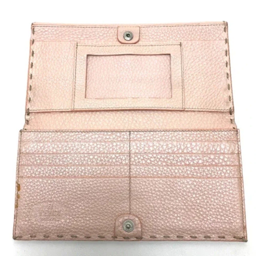 Fendi Vintage Pre-owned Leather wallets Pink Dames