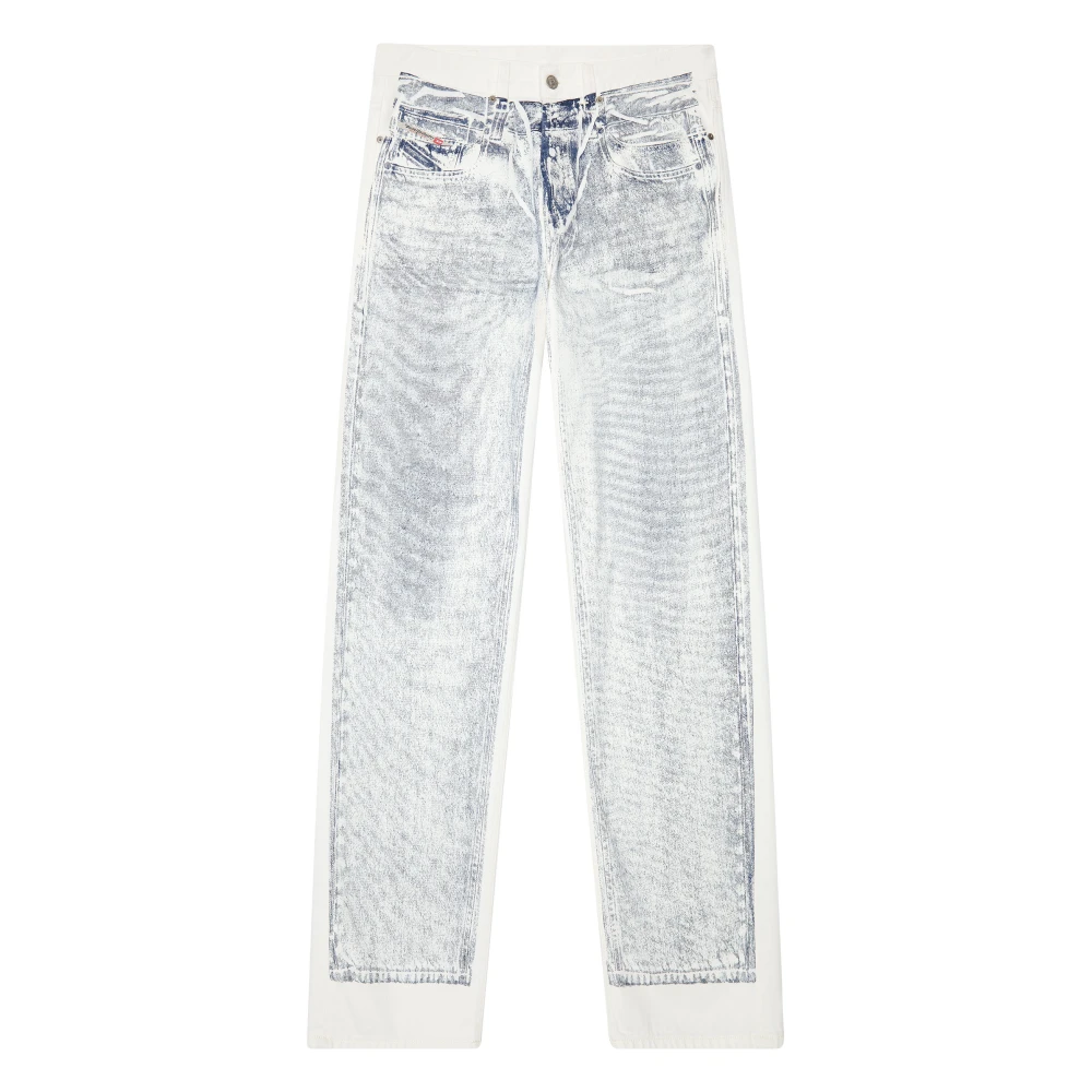 Diesel Straight Jeans 2001 D-Macro White Heren